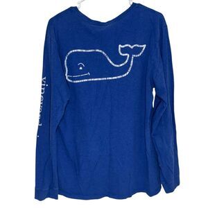 Vineyard Vines Blue Graphic Long Sleeve T-Shirt